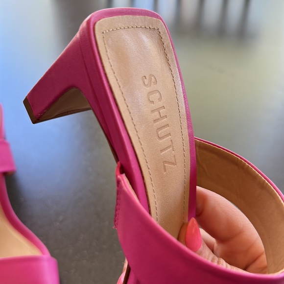 NWT Schutz pink heels. Size 6.5. New with tags. - Picture 6 of 8